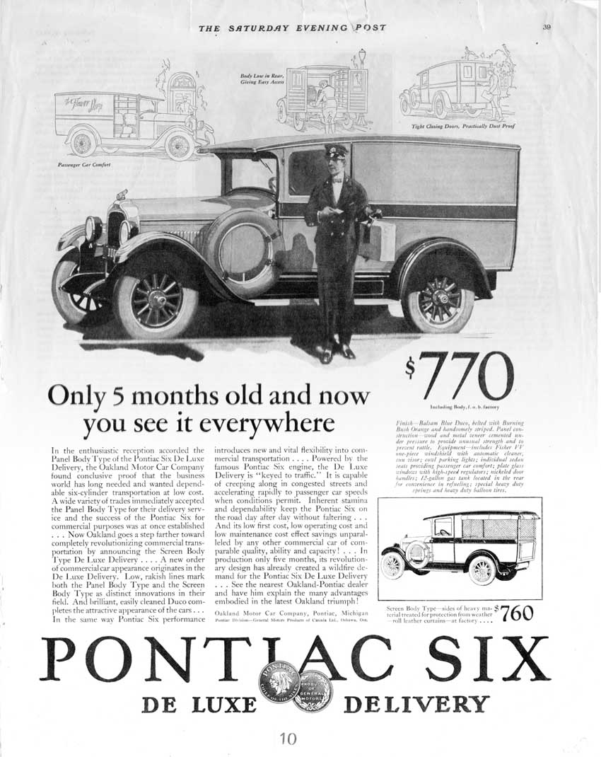 '27 DeLuxe Delivery Ad